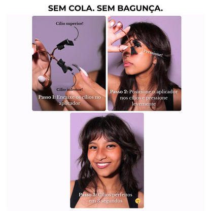 Kit de Cílios Magnéticos Reutilizáveis – BellaMag™