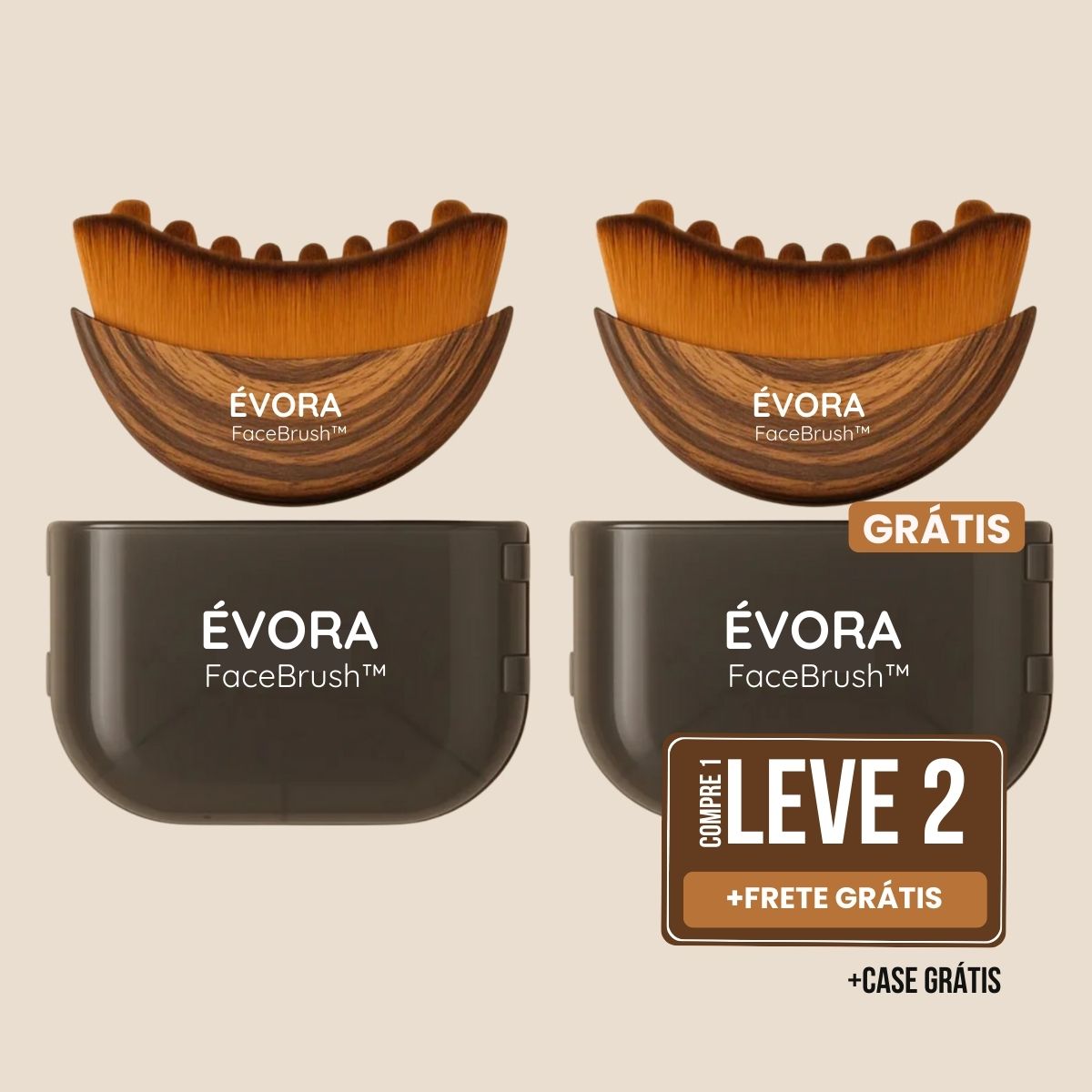 Évora FaceBrush™ - Escova de Drenagem Facial
